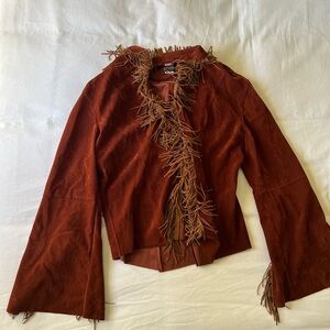 Vintage Scully Rust Fringe Jacket